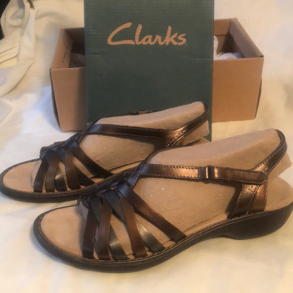 Clark bendable sandals
